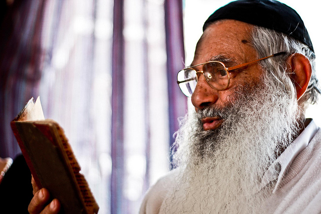 Orthodox Jew Reading Torah