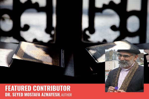 Koran in Mosque and Featured Contributor Seyed Mostafa Azmayesh