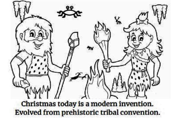 The “Atheist Christmas Coloring Book”