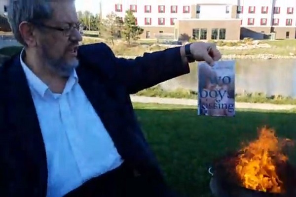 After Christian Burns $50 Worth of LGBTQ Library Books Atheist Raises Thousands to Replace Them